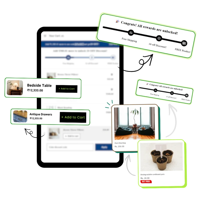 Shopify cart drawer app