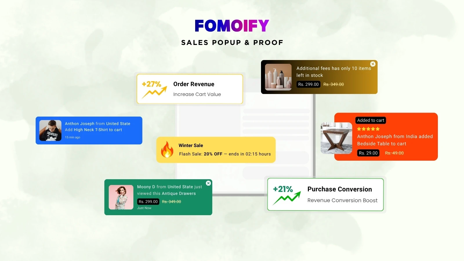 Shopify Social Proof App - Fomoify